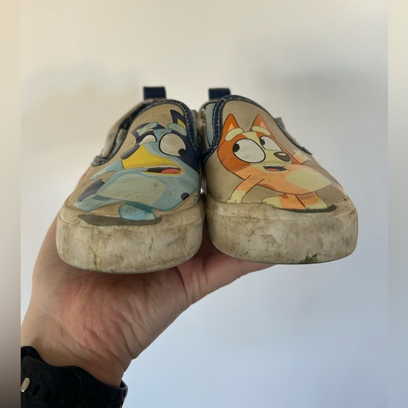 Toddler Boy Bluey and Bingo Slip-On Low-Top Sneaker Size 10 - Picture 5 of 9